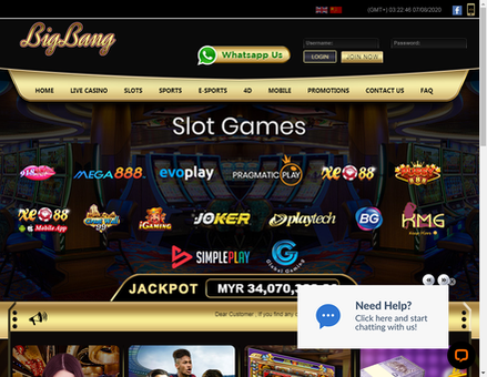 Bigbang288 Com Bigbang 918kiss Download Casino Playtech Slot Free Credit Malaysia
