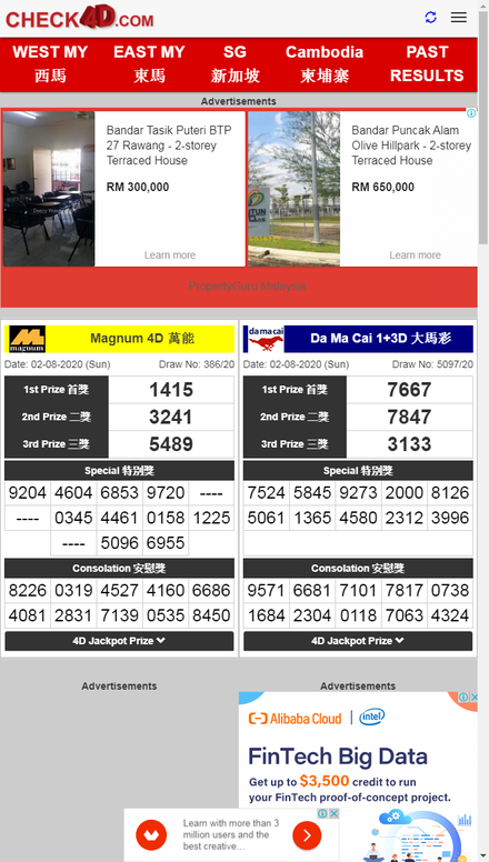 4d88 lotto result