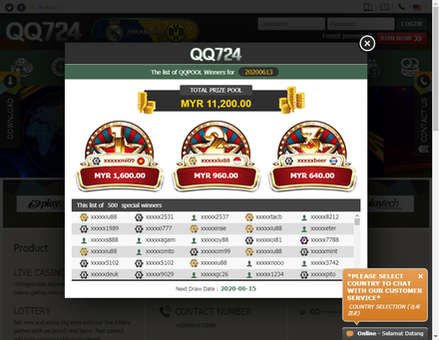 qq724run.com: Trusted Malaysia Online Casino and Best Live Casino QQ724