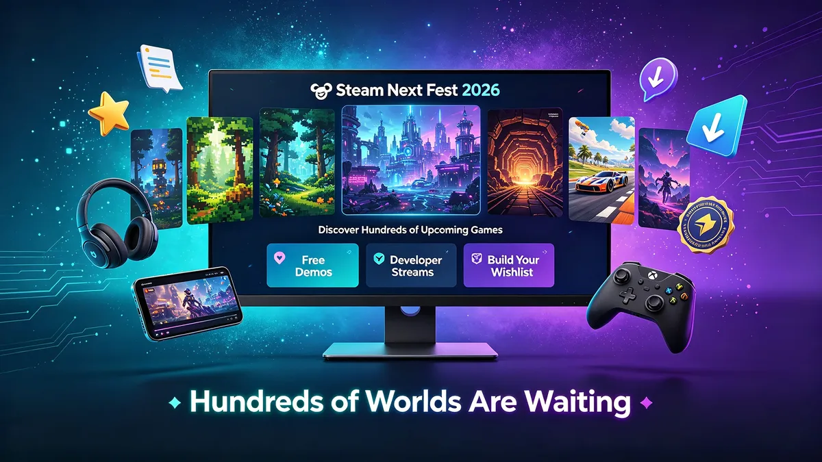 Steam Next Fest 2026 Returns With Hundreds of New Game Demos