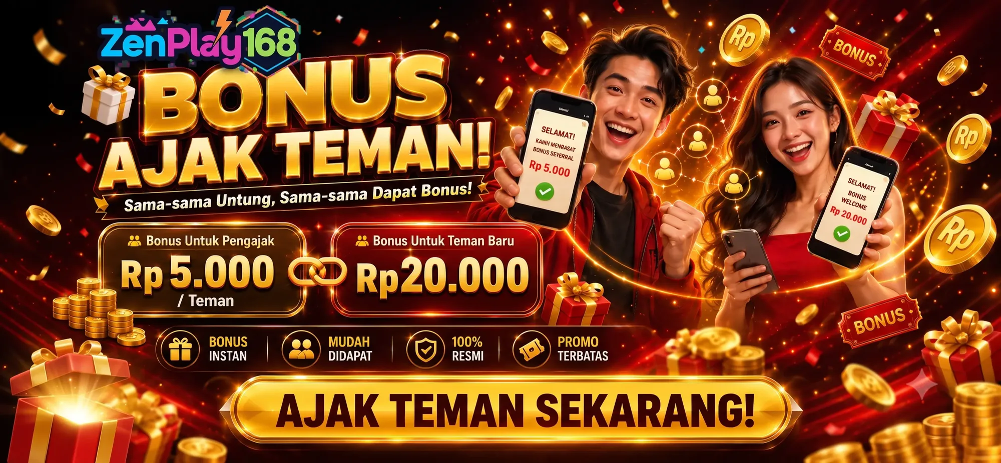Bonus Kredit Instan Ajak Teman