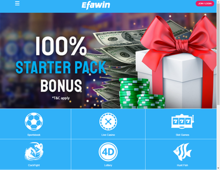 mobile.efawin.com-Trusted Online Casino in Singapore & Malaysia - EFAWIN MOBILE