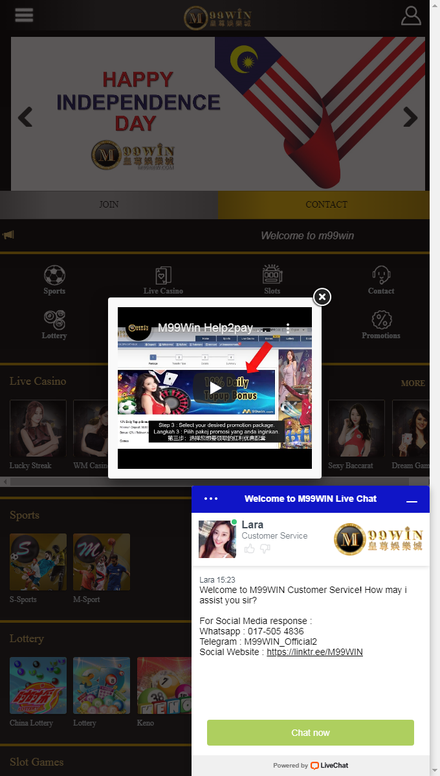 mobile view Trusted Online Casino Malaysia, Mobile Casino Malaysia - M99new MY & SG