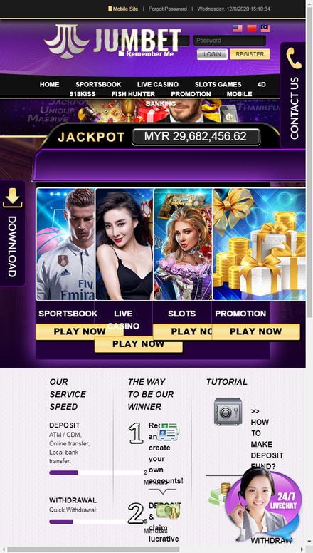 mobile view 
	iJumBet.com  - Online Casino Malaysia
