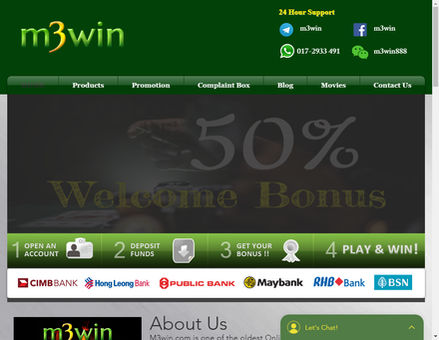 m3win.com-"Play baccarat online real money game"|Online Casino Malaysia|M3win