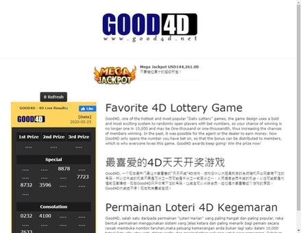 good4d.net-GOOD4D - Best 4D result - Good4D Result - Best Daily 4D Game