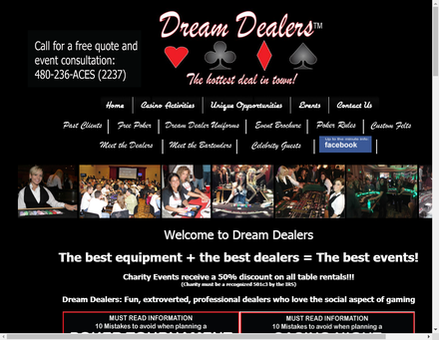 dreamdealers.com-Phoenix Casino Equipment Rentals and Beautiful Dealers