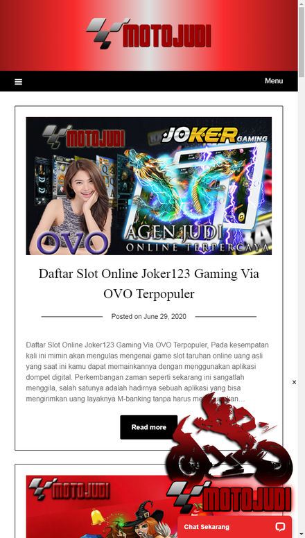 mobile view MotoJudi | Situs Joker123 | Login Slot Joker123 | Agen Joker123 | Game Ikan Joker123