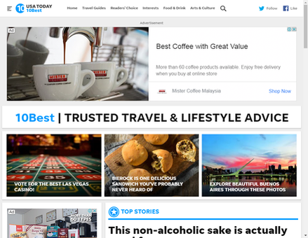 10best.com-USA TODAY 10Best - Travel Reviews & Vacation Planning