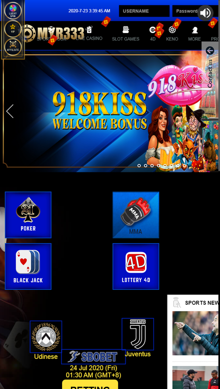 mobile view MYR333 : Trusted Online Casino in Malaysia