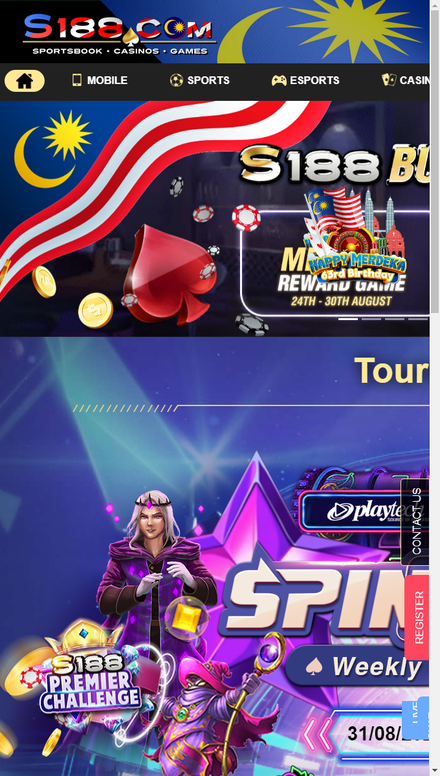 mobile view 
	Online Casino Malaysia | Live Casino | S188wins
