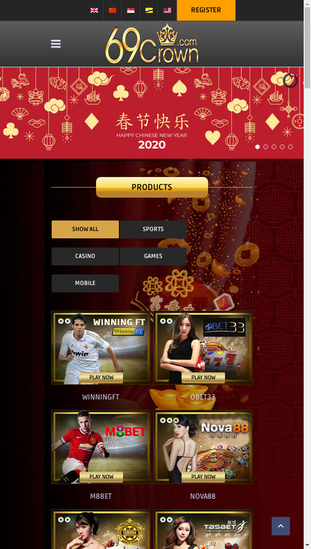mobile view 
	69Crown.com - Best Online Casino & Sports Betting in Singapore & Brunei
