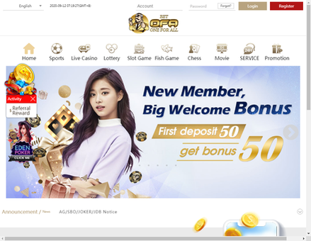 ofa168.net-Popular Online casino in singapore | Trusted Gambling Sites | OFA1668
