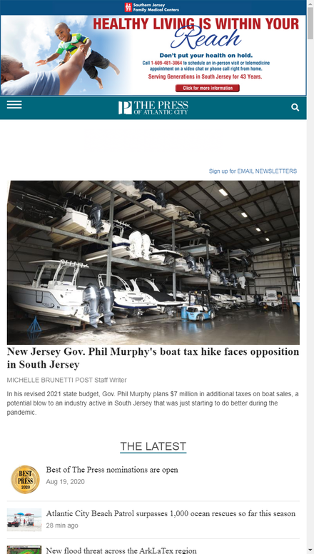 mobile view Press of Atlantic City | South Jersey News, Sports, & Weather | Southern New Jersey