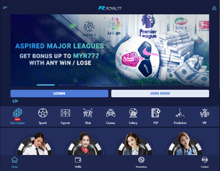 m.royal77my.com-Online Casino Malaysia 2021, Slots, Live & Sports | Royal77