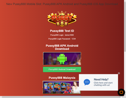 pussy888cc.com-Pussy888 Download APK - New Download Pussy888 Android and Pussy888 iOS 2020-2021 with Pussy888 Free Credit Malaysia