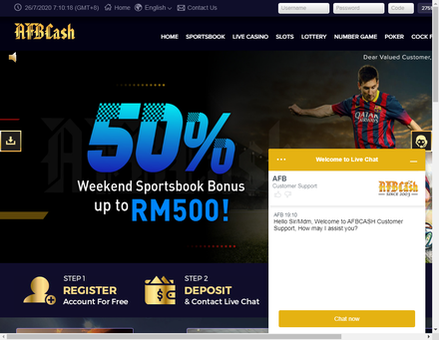 afbcash188.net-Malaysia Trusted Online Casino 2020 | Slot Casino Malaysia | Sportsbook