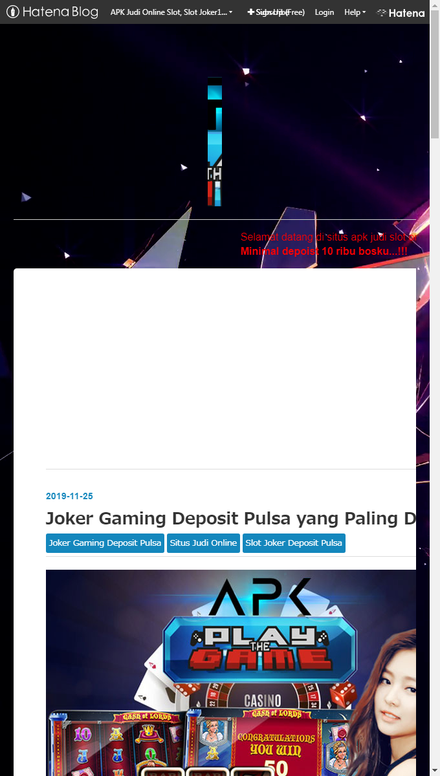 mobile view APK Judi Online Slot, Slot Joker123 10 Ribu, Joker123 Via Pulsa
