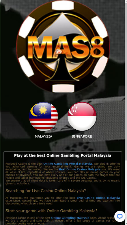 mobile view Best Online Casino Malaysia, Online Gambling Malaysia - Masgood.com