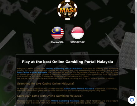 masgoodsg.com-Best Online Casino Malaysia, Online Gambling Malaysia - Masgood.com