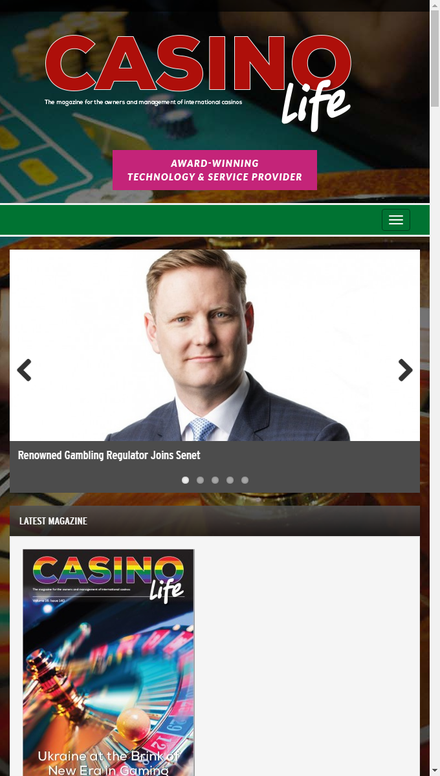 mobile view Casino Industry News, Gambling News, Daily Online Casino & Betting News Website | Casino Life Magazine