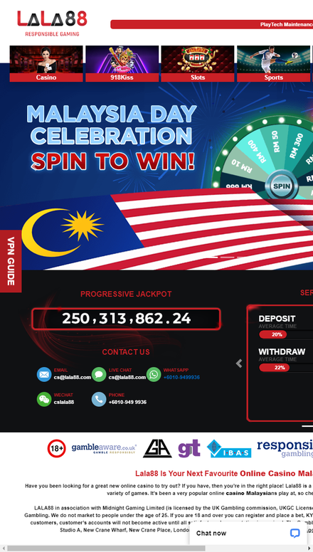 mobile view Lala88 | Online Casino Malaysia | Slots Malaysia