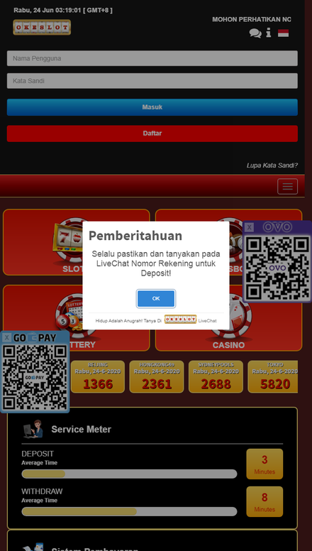 mobile view OkeSlot - Main Slot Deposit Pulsa Terpercaya di Indonesia