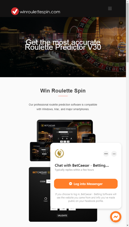 mobile view Win Roulette Spin I Roulette Predictor