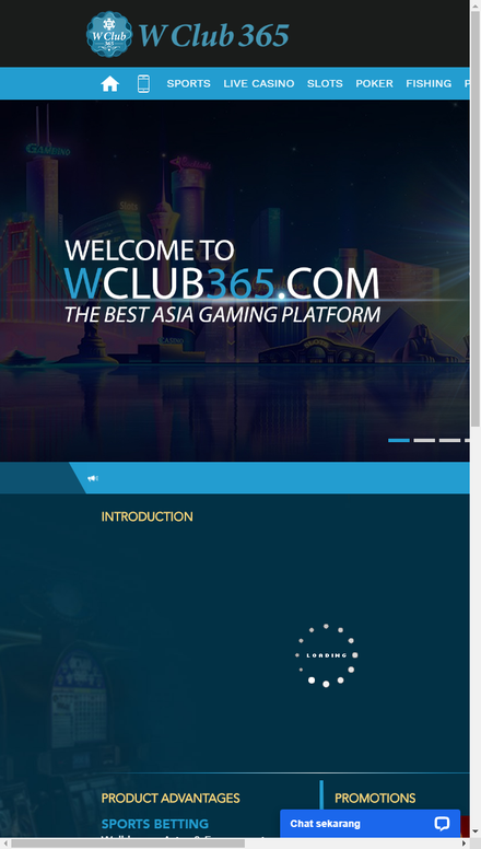 mobile view WCLUB365 | Online Casino Malaysia, Mobile Betting Website