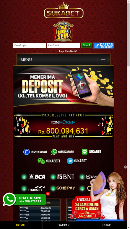 mobile view Situs Judi Online, Agen Judi Bola SBOBET Terpercaya, Judi Slot Online