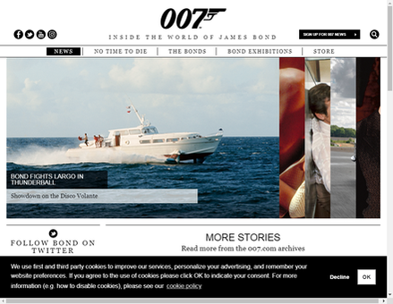 007.com-The Official James Bond 007 Website | Home