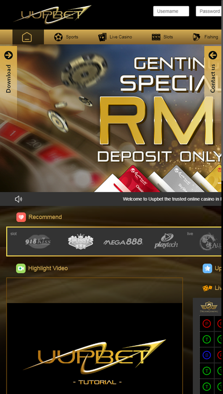 mobile view Uupbet Trusted Online Casino Malaysia