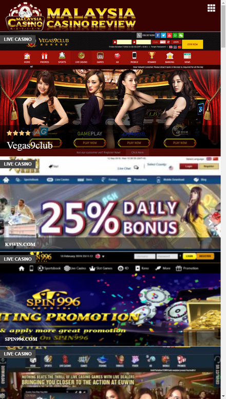 mobile view Malaysia Top Online Casino List l Bet Review l Safety Bet